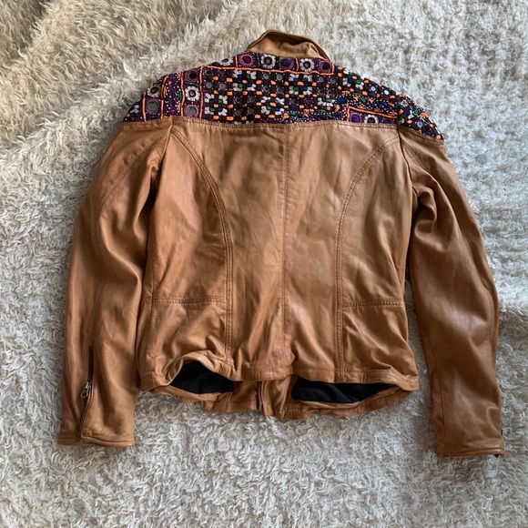 Free People Classic Leather Jacket - Picture 6 of 14